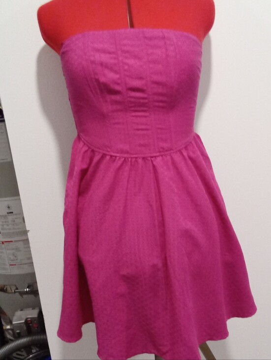 Band Of The Free Dresses & Skirts - Band Of The Free Magenta Mini Dress Corset Small Strapless